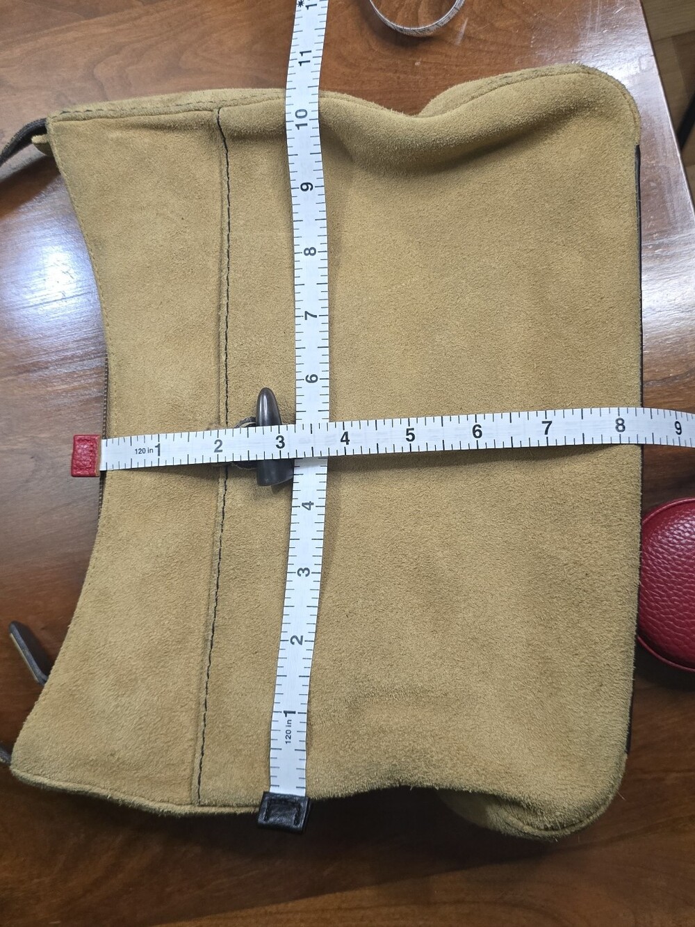 Vintage Ralph Lauren Y2K Genuine Suede Shoulder Bag - Picture 12 of 13
